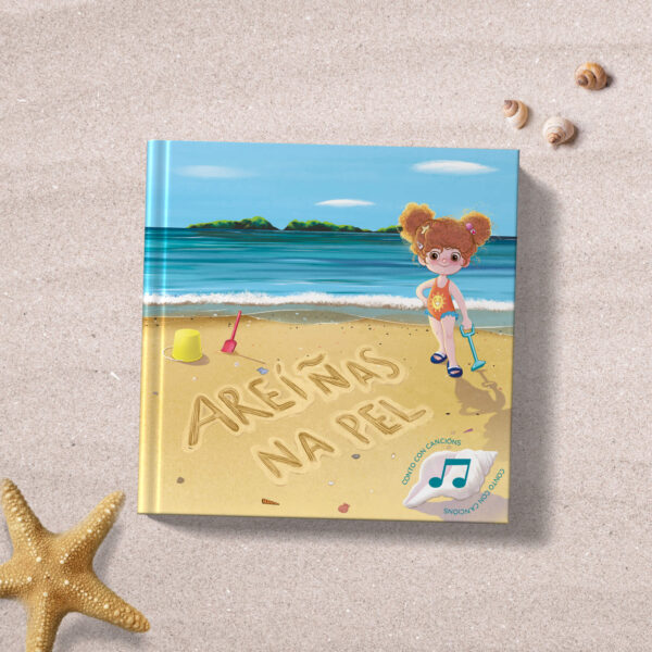 Cuento Infantil Arenitas en la Piel gallego